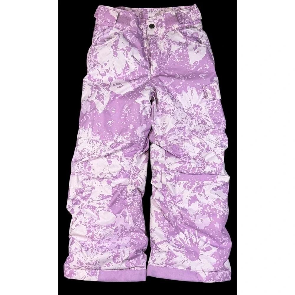 Columbia Starchaser Peak III Youth Girls Snow Ski Pants Waterproof Purple 6/6X